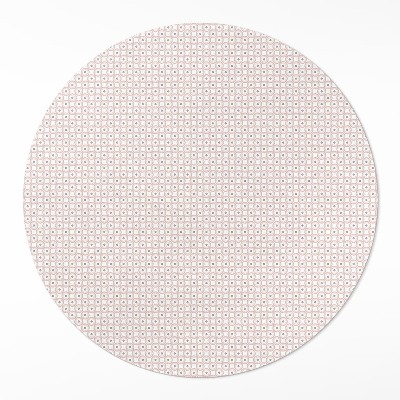 Pvc mat rond Een klein mozaïek in pastelkleuren