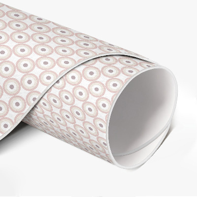 Pvc mat rond Een klein mozaïek in pastelkleuren