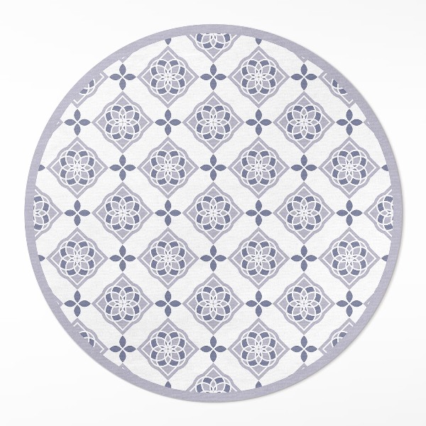 Pvc mat rond Decoratieve tegels elegant patroon