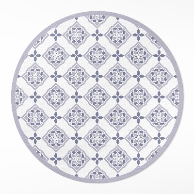 Pvc mat rond Decoratieve tegels elegant patroon