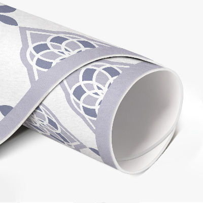 Pvc mat rond Decoratieve tegels elegant patroon