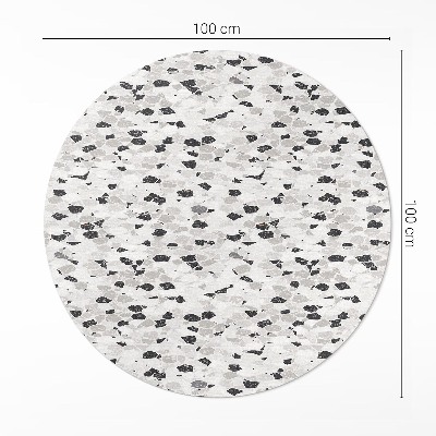 Vinyl vloerkleed rond Stenen plaat, elegant steengoed