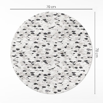 Vinyl vloerkleed rond Stenen plaat, elegant steengoed