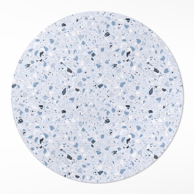 Pvc mat rond Stenen plaat, stijlvol steengoed