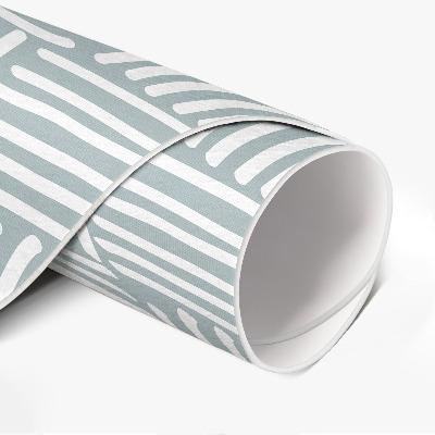 Pvc mat rond Minimalistisch boho-vlechtpatroon