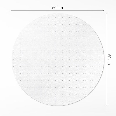 Pvc mat rond Minimalistisch modern design
