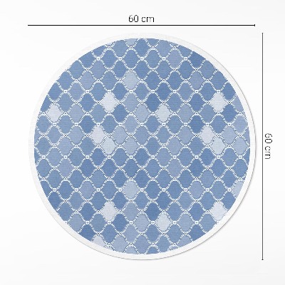 Rond pvc tapijt Mediterrane mozaïek delicate tegels