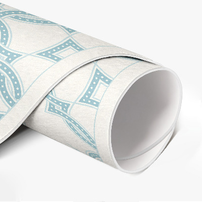 Rond pvc tapijt Kettinggeweven decoratieve tegels