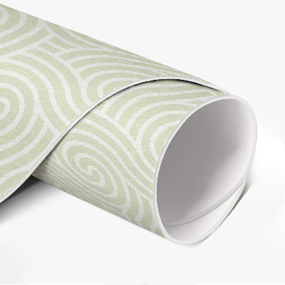 Rond pvc tapijt Abstract spiraalvormig ornament in art-decostijl