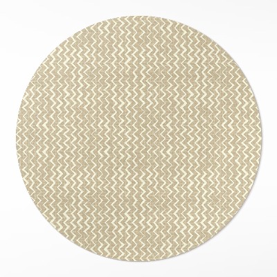 Vinyl vloerkleed rond Onregelmatige patronen boho-ontwerp