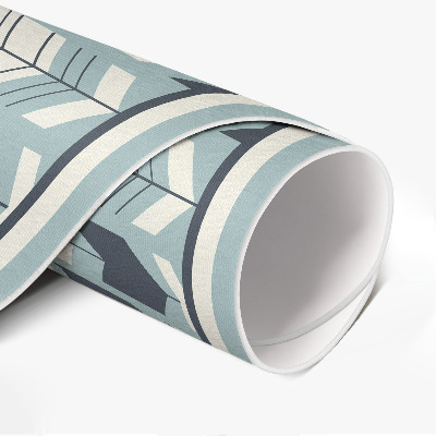 Pvc mat rond Boho pijlen Indiaas patroon