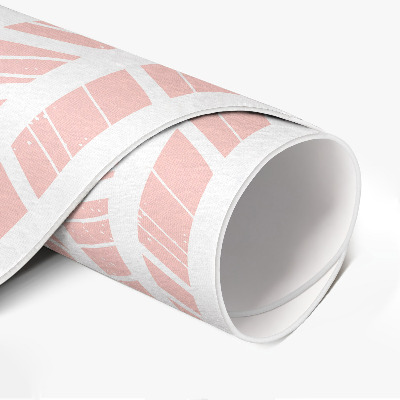 Vinyl vloerkleed rond Indiaas patroon pastel boho