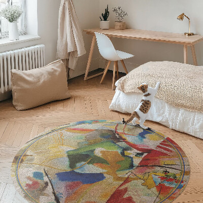 Pvc mat rond Wassily Kandinsky's Groene Centrum