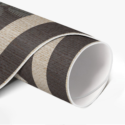 Rond pvc tapijt Geborduurde kleurrijke bloemen