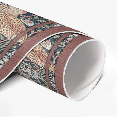 Vinyl vloerkleed rond De aardbeiendief van William Morris