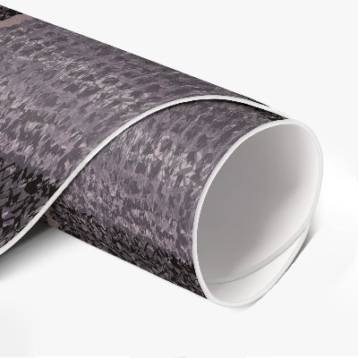 Vinyl vloerkleed rond Abstracte stofimitatie