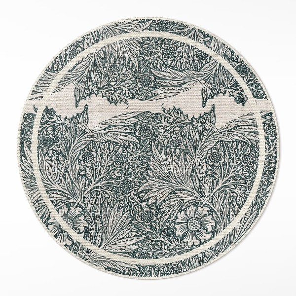 Pvc mat rond William Morris Bloemen
