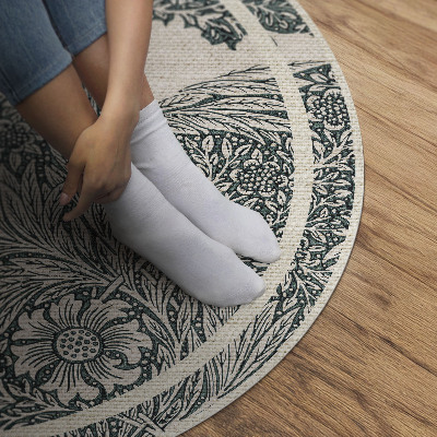 Pvc mat rond William Morris Bloemen