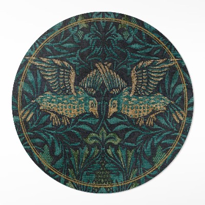 Pvc mat rond Vogels van William Morris