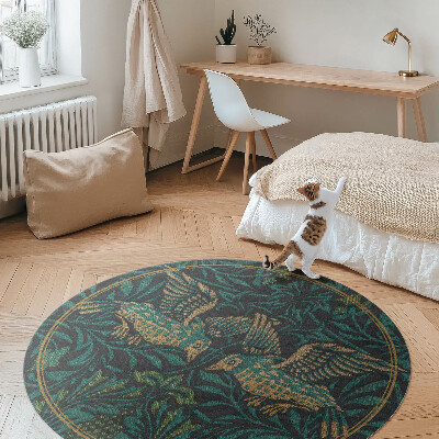 Pvc mat rond Vogels van William Morris