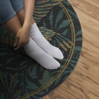 Pvc mat rond Vogels van William Morris