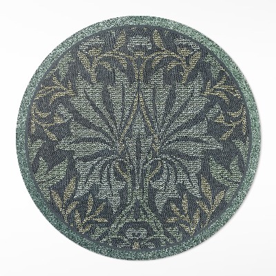 Pvc mat rond Planten- en bloemenornamenten