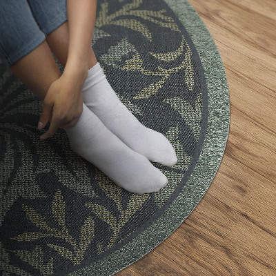 Pvc mat rond Planten- en bloemenornamenten