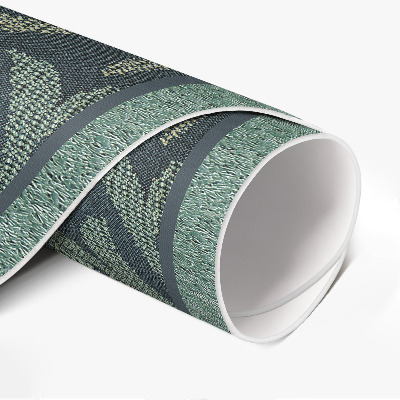 Pvc mat rond Planten- en bloemenornamenten