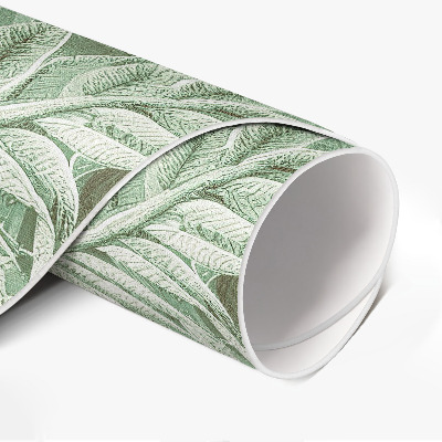 Pvc mat rond Weelderige boho vintage vegetatie