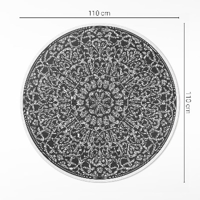 Rond pvc tapijt Oosterse geometrische arabeskenmandala