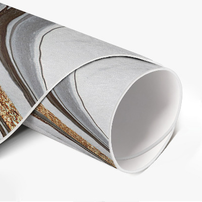 Pvc mat rond Marmeren glamour decoratieve abstractie