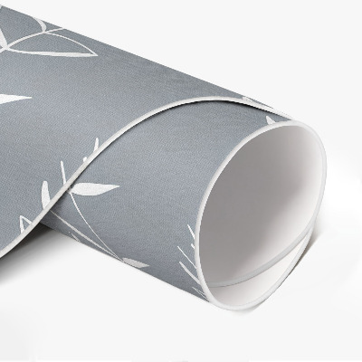 Vinyl vloerkleed rond Subtiele minimalistische boho-planten