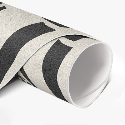 Rond pvc tapijt Artistieke boho-stijl spotcompositie