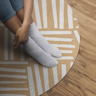 Pvc mat rond Minimalistisch abstract boho-patroon