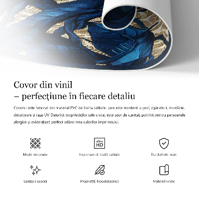 Pvc mat rond Minimalistisch abstract boho-patroon