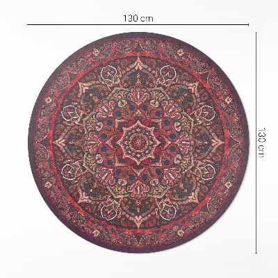 Pvc mat rond Decoratieve mandala in Perzische stijl