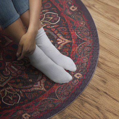 Pvc mat rond Decoratieve mandala in Perzische stijl