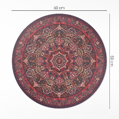 Pvc mat rond Decoratieve mandala in Perzische stijl