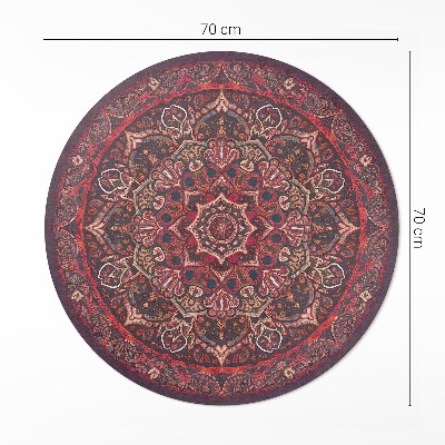 Pvc mat rond Decoratieve mandala in Perzische stijl