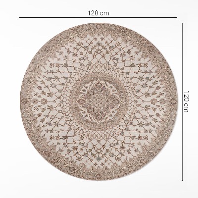 Rond pvc tapijt Vintage mandala-ornament in oude stijl