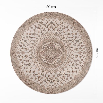 Rond pvc tapijt Vintage mandala-ornament in oude stijl