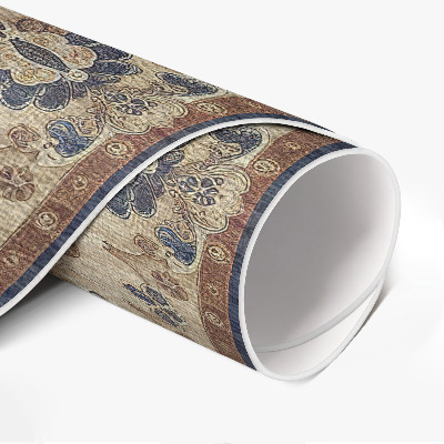 Pvc mat rond Oosterse geometrie