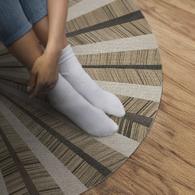 Pvc mat rond Zandgeometrie