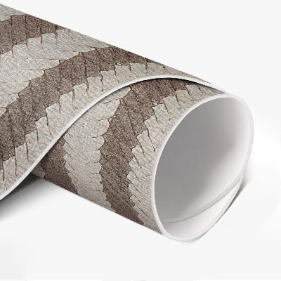 Rond pvc tapijt Imitatie van gevlochten touw