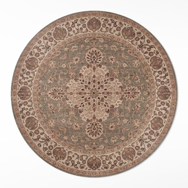 Pvc mat rond Ornamenten geïnspireerd op Perzische kunst