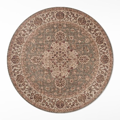 Pvc mat rond Ornamenten geïnspireerd op Perzische kunst