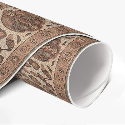 Pvc mat rond Ornamenten geïnspireerd op Perzische kunst