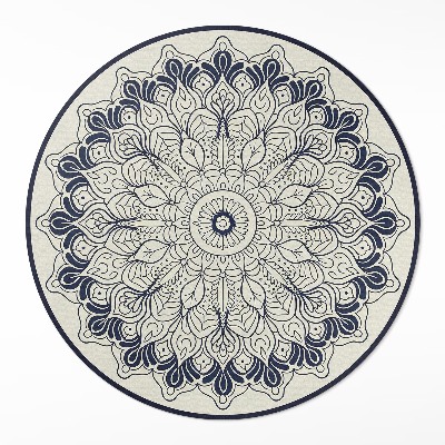 Vinyl vloerkleed rond Harmonie van de Mandala