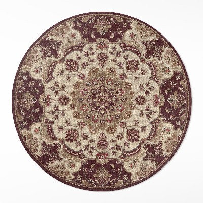 Rond pvc tapijt Vintage bloemstuk