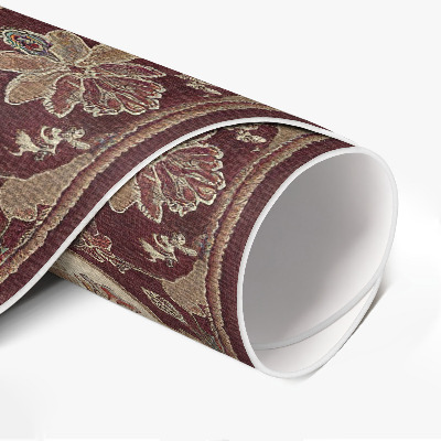 Rond pvc tapijt Vintage bloemstuk